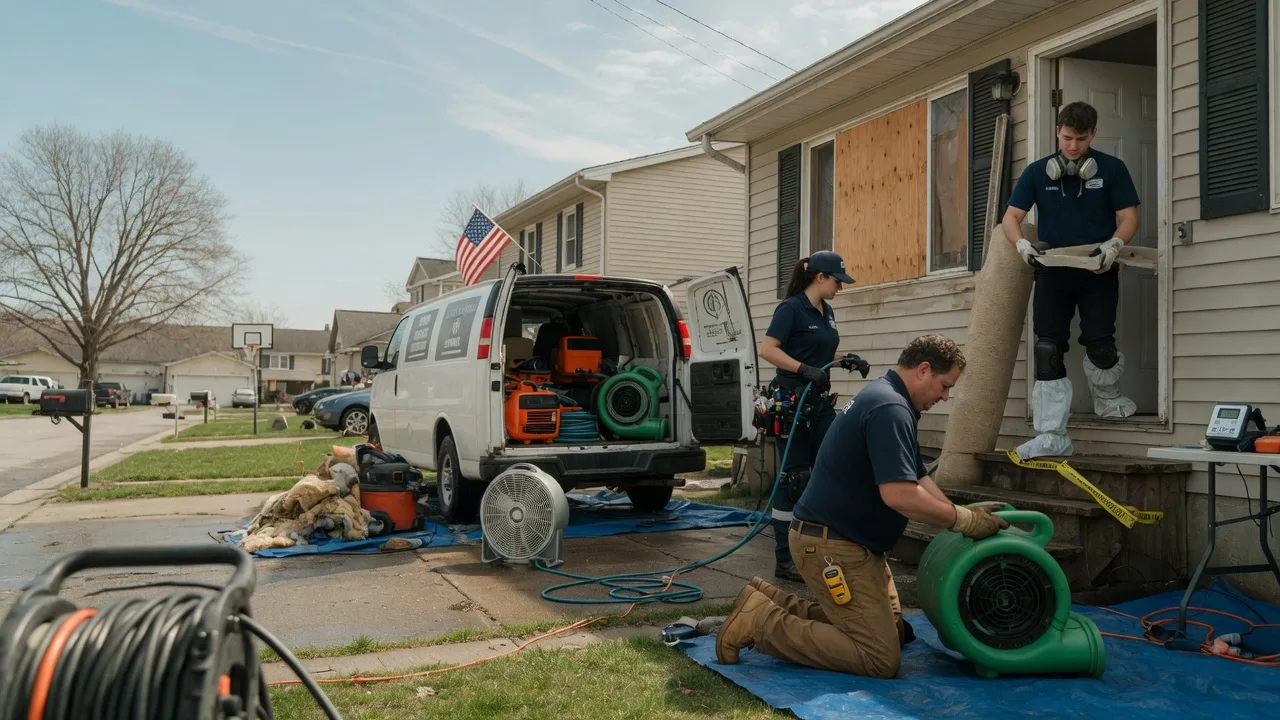Water Damage Restoration in Left Hand, WV near me